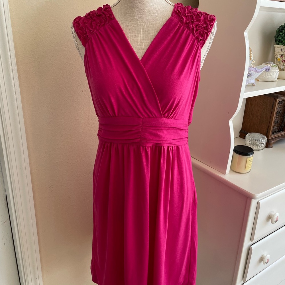 Jonathan Martin Hot Pink Dress Sz Medium